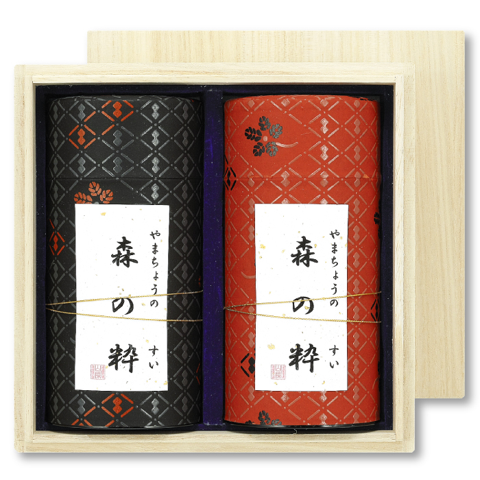 深蒸し茶2缶箱入　SU-90(粋)