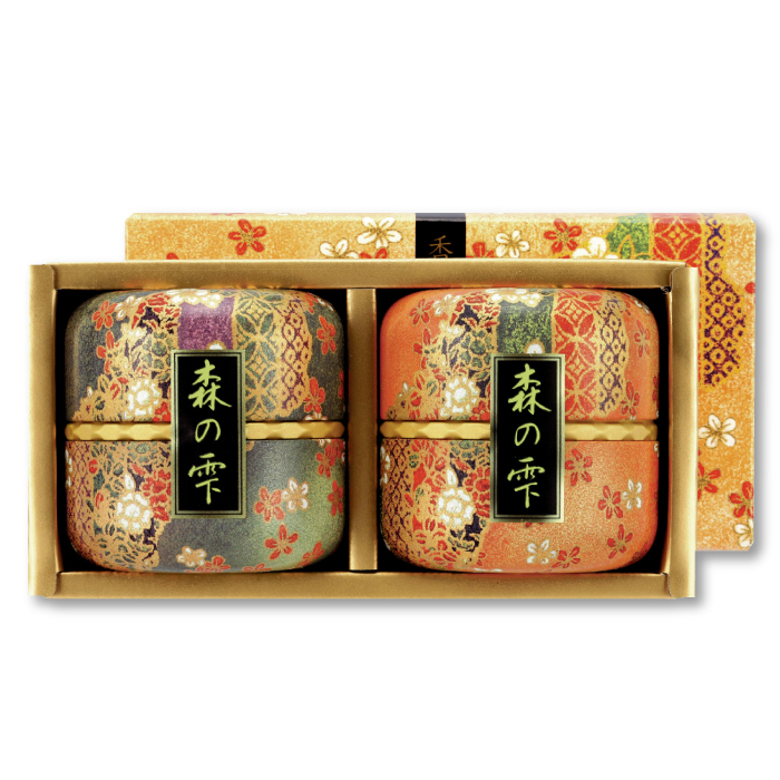 深蒸し茶2缶箱入　S-25(雫)