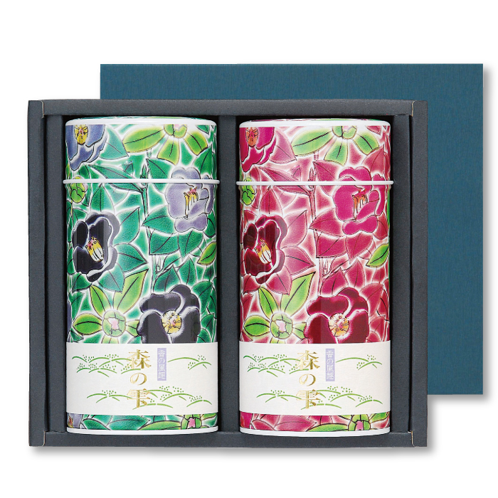 深蒸し茶2缶箱入　S2-40(雫)