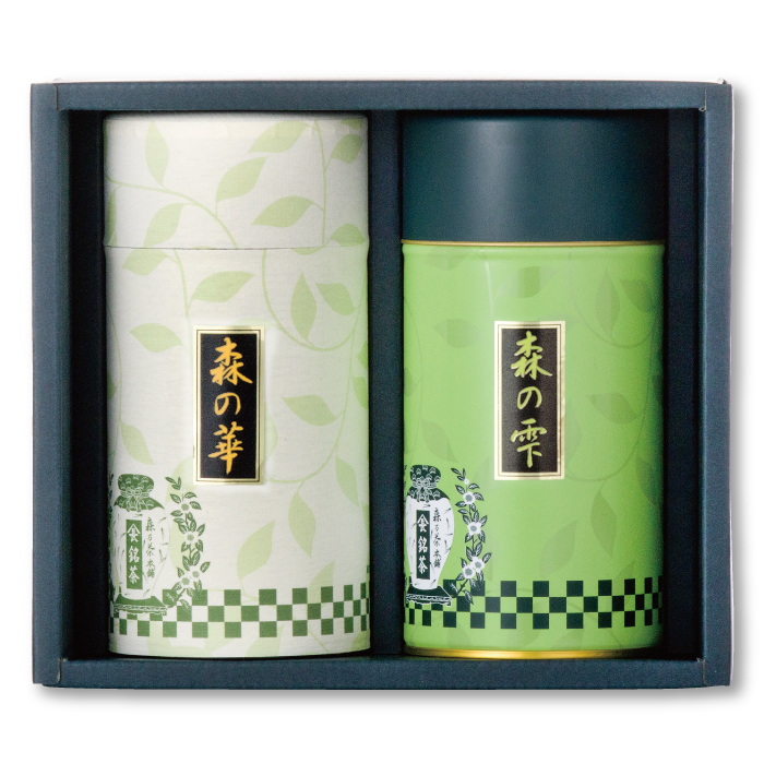 深蒸し茶2缶箱入 ヤマチョウ-50(華・雫)