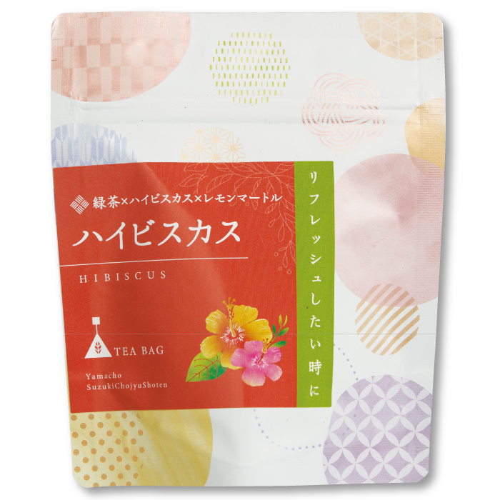 フレーバーティー No.02 ハイビスカス(緑茶)