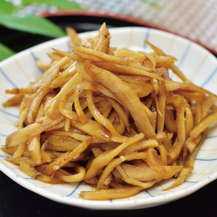 ぴりっと山椒ごぼう